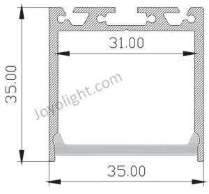 (LS3535) LED Extrusions Aluminum LED Profile