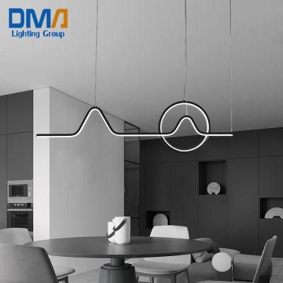 2022 Wholesale Modern Design Color Change Acrylic Dining Room LED Pendant Lamp