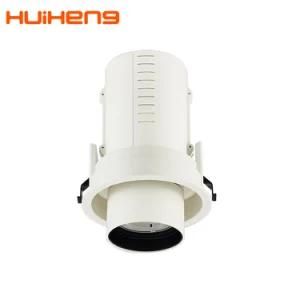 Hot Shop Use Dimmable Recessed 35W COB LED Grille Downlight