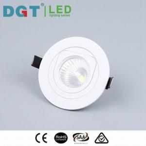 10W Round Recessed Adjustable LED Commercial Spot Lighting