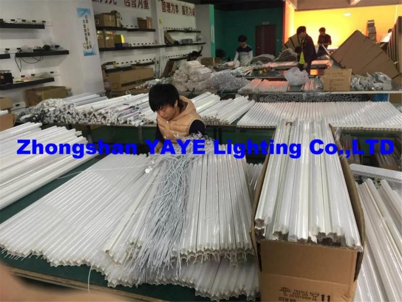 Yaye 18 Hot Sell Good Quliaty Ce/RoHS 0.6m/0.9m/1.2/1.5m T8 LED Tube Light with 2 Years Warranty