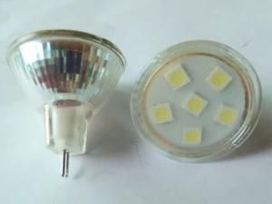 RV LED Replacement Bulbs Bi-Pin MR11 Gu4 6SMD5630 Warm White with Cover