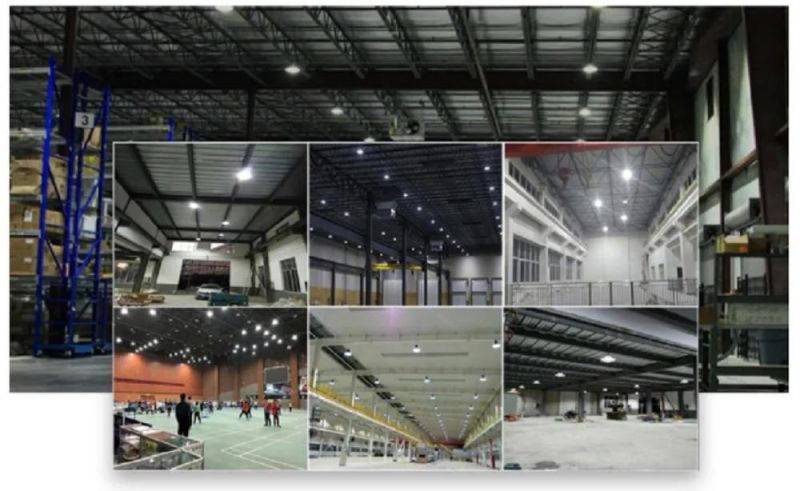 100W 150W 200W UFO LED Highbay IP65 for Stadium Warehouse 105-115lm/W High Lumen UFO LED High Bay Light