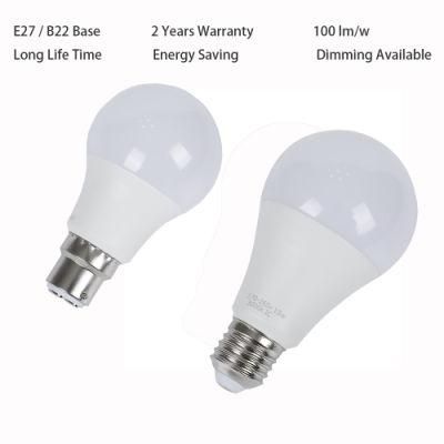 Plastic Aluminum Quality LED Bulb Light 7W 9W 12W