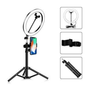 The Most Popular in Europe Selfie Ring Light Phone with Cell Phone Holder Tripod Stand