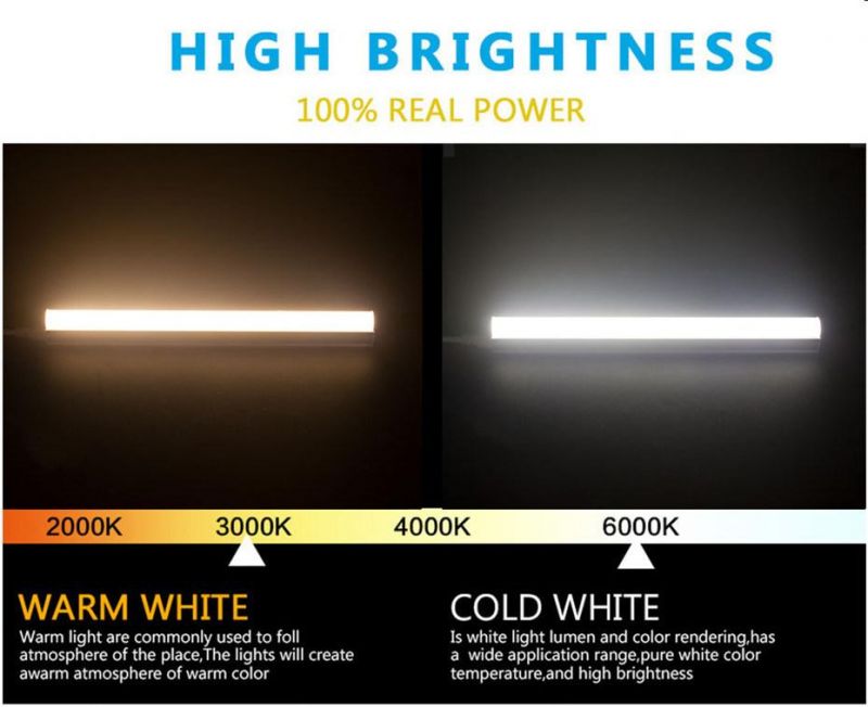 LED Tube T5 Light 29cm 57cm 200V-240V LED Fluorescent Tube 2835 T5 LED Lamp 6W 10W Lampara Ampoule Wall Lamps for Home Lighting