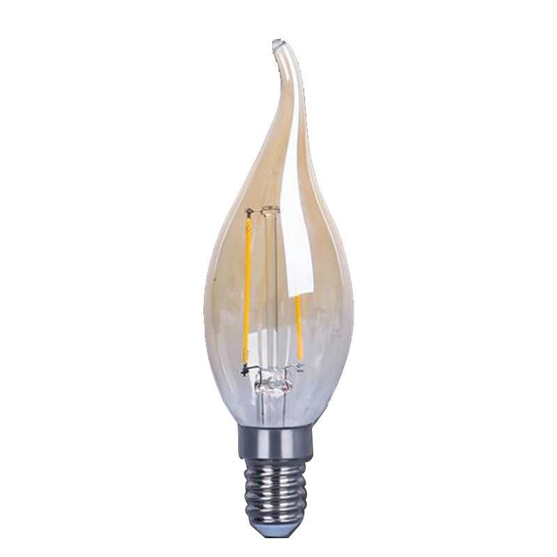 C35t 4W E27/B22 480lm Amber LED Filament Lighting Equal 40W
