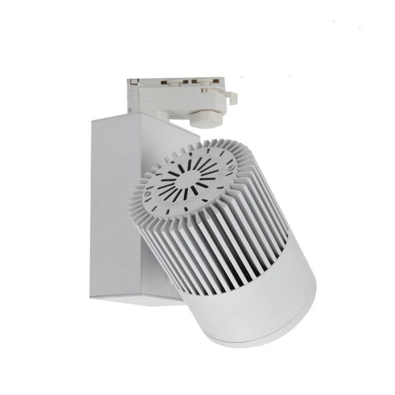 20W/30W/40W Rail COB 3 Phase 4 Wire LED Track Spot Light with 5 Year Warranty