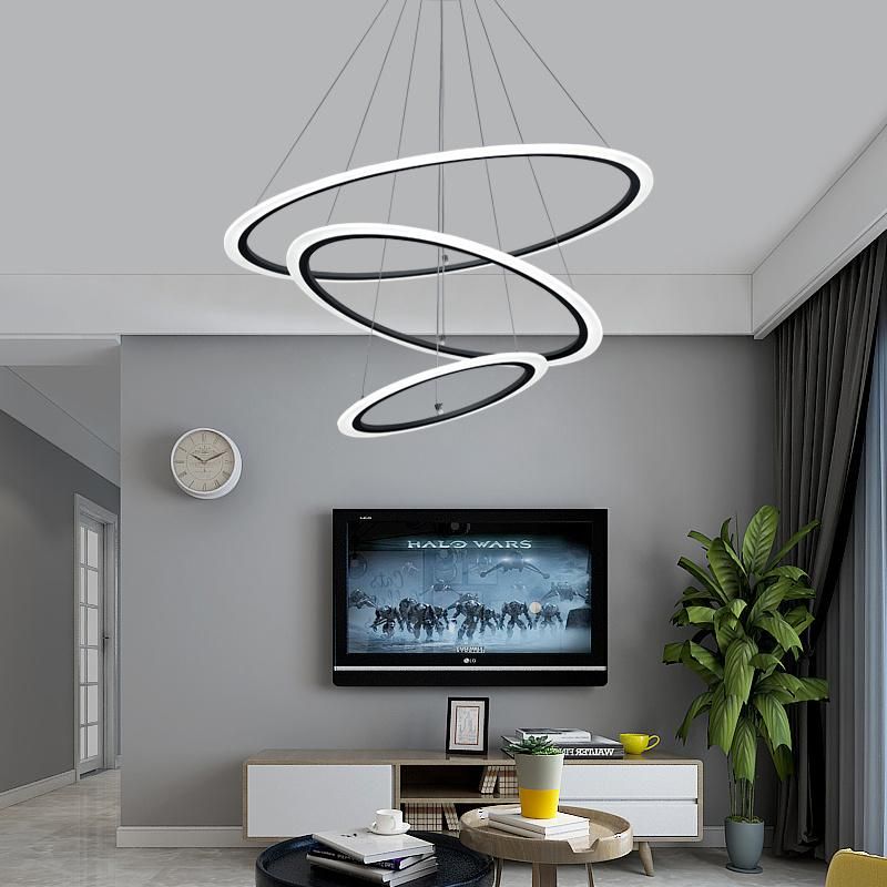 2022 Dining Room Modern Decorative Circle Lamps LED Pendant Light