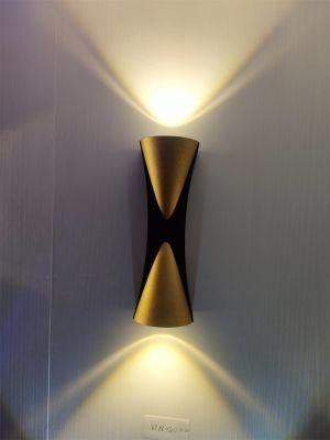Waterproof High Luminous Household Hotel Corridor Garden Funnel Shape Outdoor Satin Brass Wall Lights