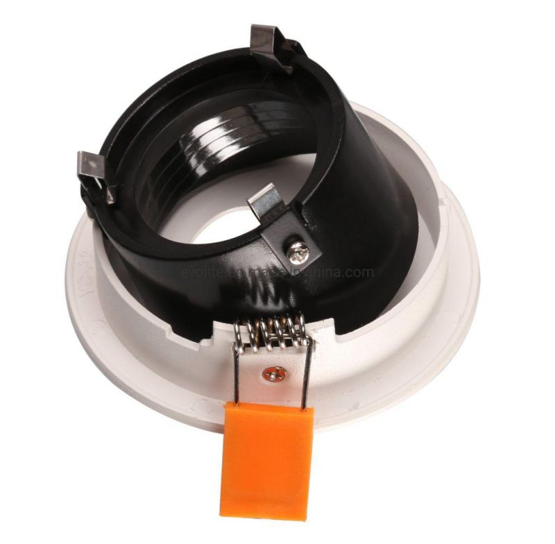 Adjustable LED Down Light Frame Round GU10 Fitting MR16 Downlight Housing Ra8