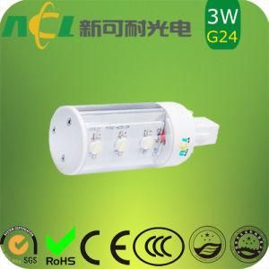 3W 2 Pin G24 Inserted Base LED Plug Lamp with CE RoHS (NCL-QR3W0603)