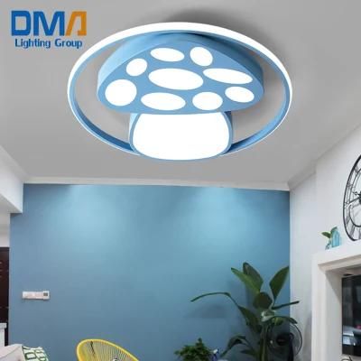 2022 New Design Mushroom Design Colorful LED Light Ceiling Lamp for Children Bedroom