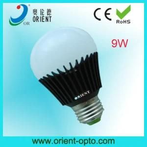 Dimmable 9W LED Bulb 720lm 80ra with CE&amp; RoHS (OR-A60H9)