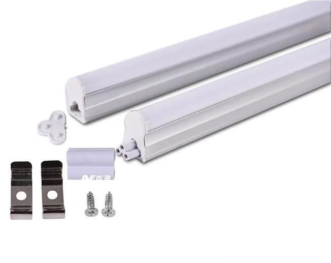 LED T5 Linear Batten Light with Clear PC Cover 6W 0.5m 100lm/W 3000K Warm White