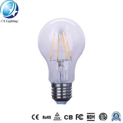 A60 8W Dimmable LED Filament Bulb Light
