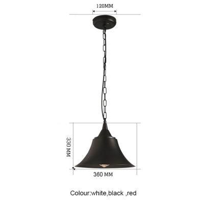 Black Chain E27 Retro Pendant Light Use for Bar