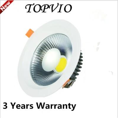 120mm Cutout Recessed 10W COB LED Ceiling Down Light