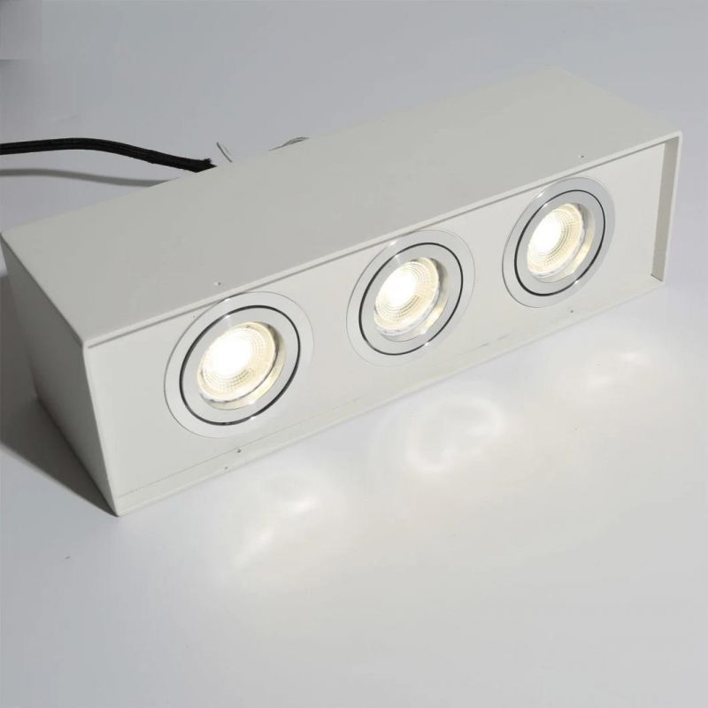 2020 New Hit 3-Year Guarantee LED Spotlight GU10 MR16 Square Multi-Angle Ceiling Down Light