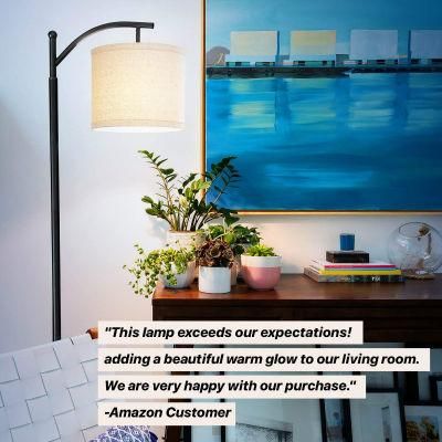 Nordic Modern Floor Light Living Room Matte Fabric Amazon Hot Selling Lights Floor Lamps