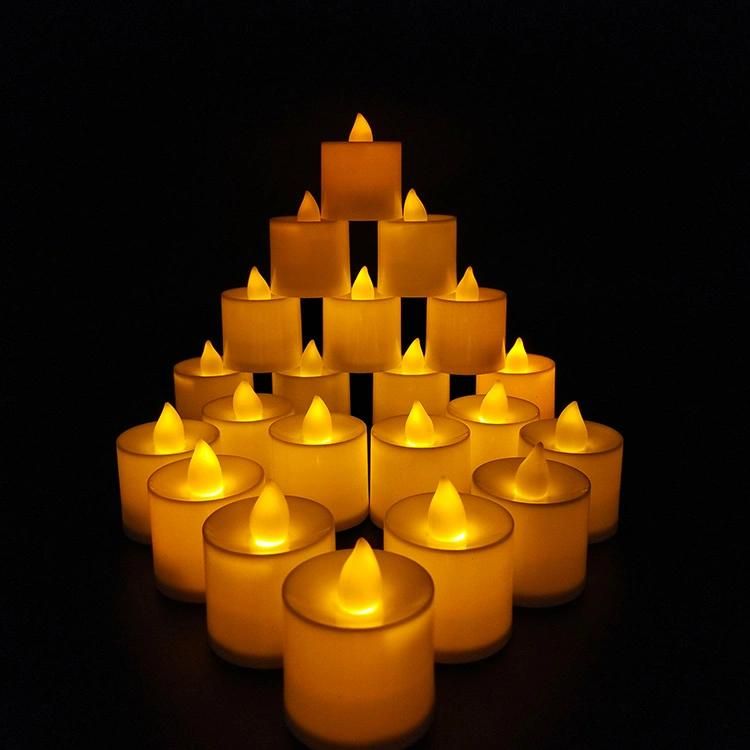 Wedding Decoration Plastic Electronic Flameless LED Candle