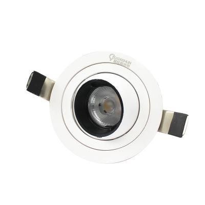 Bright Aluminum COB LED Downlight IP20 IP44 Recessed LED Spotlight Dimmaber Downlight LED 9W Waterproof Adjustable