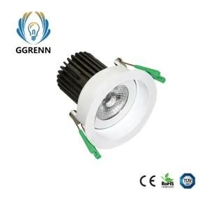 Round White 12W LED Spotlight with CREE LED Chip and TUV Approved for Indoor