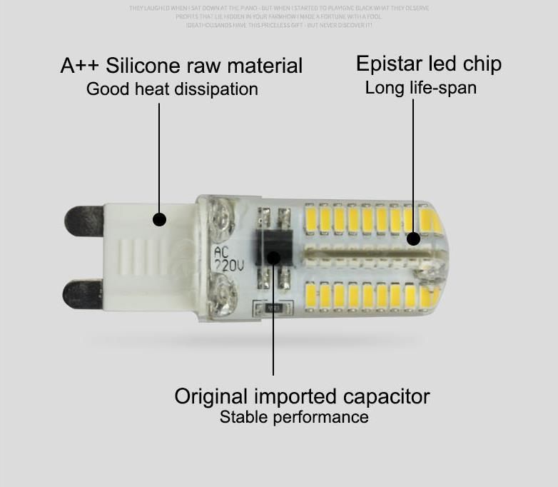 G9 LED Bulb, 3W Equivalent to 30W Halogen Bulbs G9 Energy Saving Light Bulbs