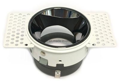 Cut out 75 mm Aluminum LED Downlight Frame GU10 Housing MR16 Frame Ra17-M