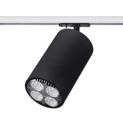 High Class Aluminum LED Track Lights Frame PAR30 Fitting LED Ceiling Spot Lighting for Supermarkets