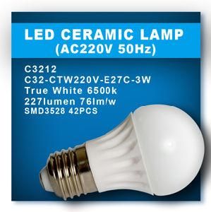 3W Low Power SMD3528 LED Ceramic Bulb Light