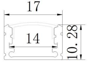 Type U LED Aluminum Profile