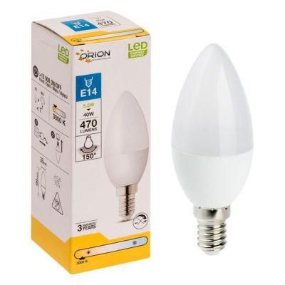 Ce Approved E27 E14 5W C37 LED Candle Light