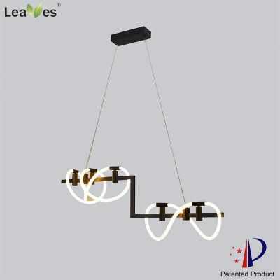 Euro Gold DIY LED Chandelier for Living Room, Home, Villa and Hotel Creative Personality Decorative Modern Pendant Lamp CE ETL Certification