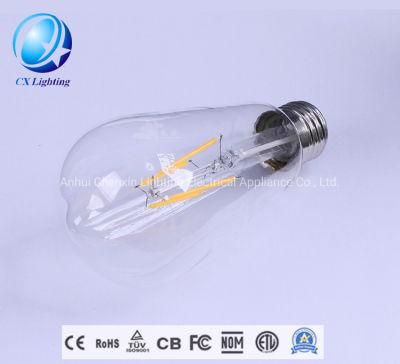 E27 LED Edison Filament Light Bulb 220V - Edison Squirrel Cage Light Bulb LED Lamp Modern Lamps Modern Light