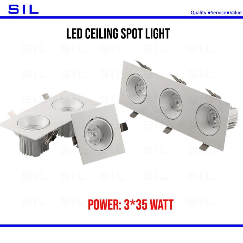 LED 45W Ceiling Recessed Downlight Adjustable Light CE RoHS Spotlight