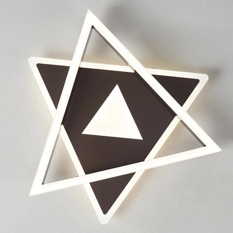 Wm Newest Design Polydon Aluminium LED Ceiling Lamp with Acrylic Diffuser