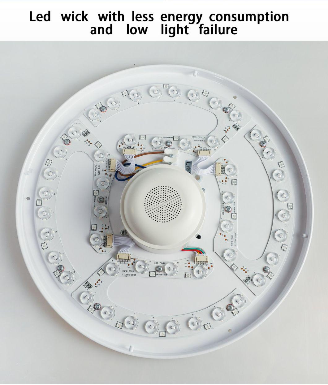 Home Bedroom Newpendant Holderled Ceiling Lamp with Base Plaster Ceiling Light