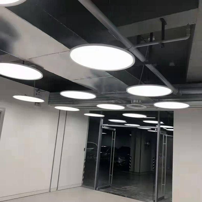 Surface Mounted LED Panel Lights Round Suspended Diameter 60cm 80cm 100cm 120cm High Power LED Ceiling Lamp for Office Hotel