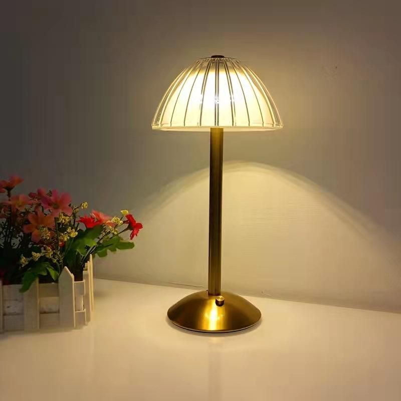 Nordic Cordless Desk Lights USB Touch Switch Lighting Rechargeable Restaurant Bar KTV Bedroom Bedside Modern Luxury Dimmable LED European Style Table Lamps