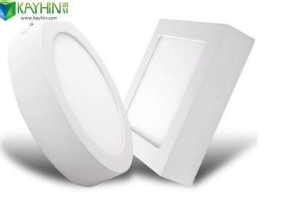 CE Rohs 6W 12W 18W Aluminum Iron IP20 Protection LED Panellight Ceiling Downlight LED Grow Light Indoor 24W Panel Light