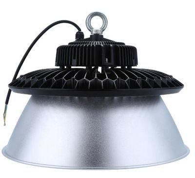140lm/W 150W 200W IP65 Industrial Pendant UFO LED Warehouse High Bay Light for Indoor Natatorium Gymnasium Lighting