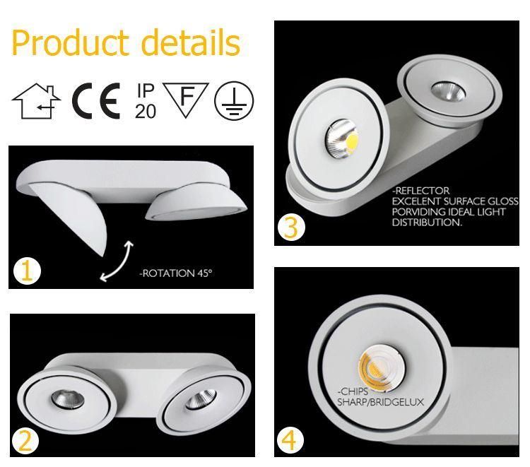 Manufacturer with 5 Years Warranty for Clothes Store CE TUV SAA 15W 3000K 3 Phase 4 Wire Adjustable Dimmable LED Tracklight