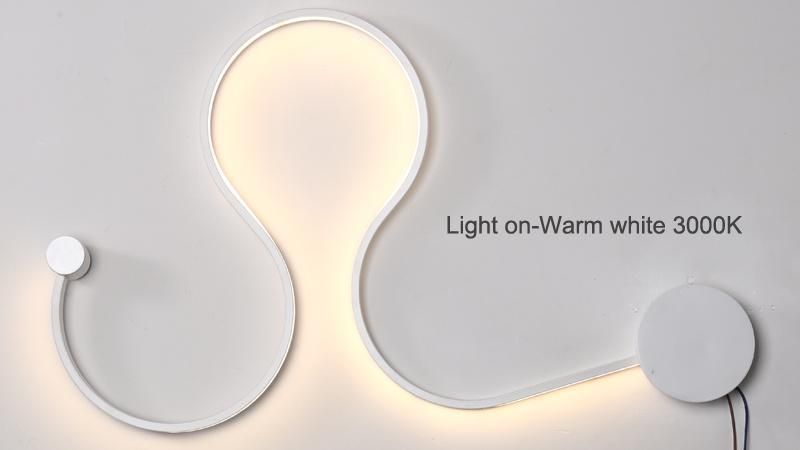 2022 New Modern Lighting Home Indoor Popular Creative Decorative Linear Creative LED Wall Lamp