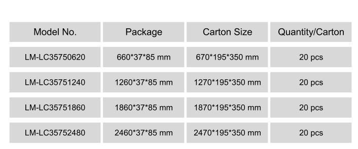 1.2m 1.8mm 2.4m Length High Brightness LED Linear Pendant Light with 5 Years Warranty