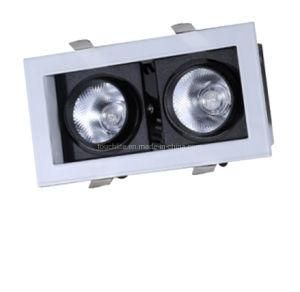 SPCC Recessed ceiling Residential LED grille downlight