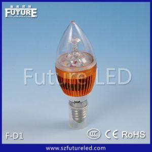 CE RoHS Approved 3W SMD2835 E27 E14 LED Candle Bulb LED Light