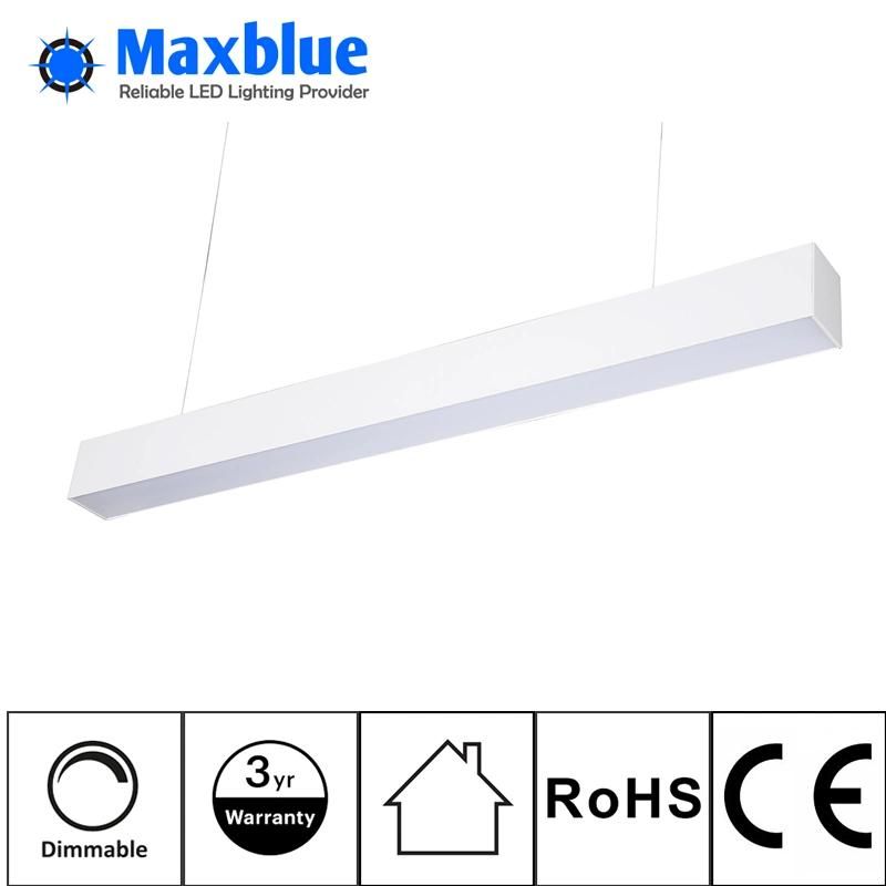40W/M Modern Pendant LED Linear Lamp for Shops Office Supermarkets