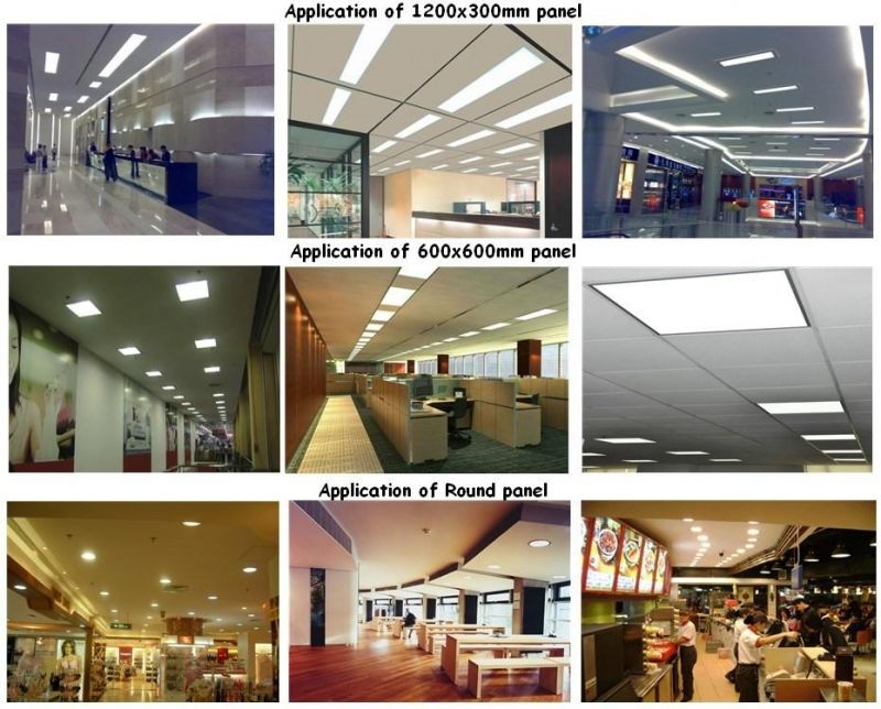PMMA SMD2835 100lm/W 40W Borderless /Frameless Recessed Suspended LED Panel Lamp
