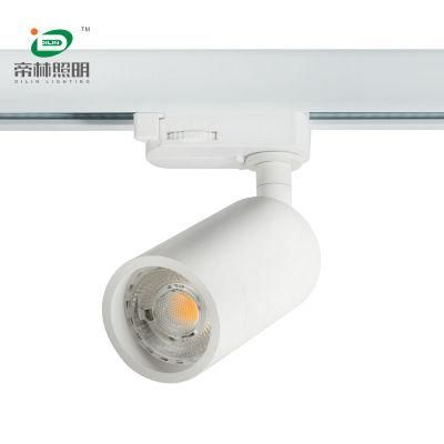Commercial Decoration LED Track Light Spot Light for GU10 LED Bulb with 4 Circuits 3phase Adaptor